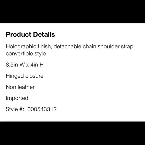 SHIRALEAH Holly Minaudiere Clutch NEW - Picture 5 of 5